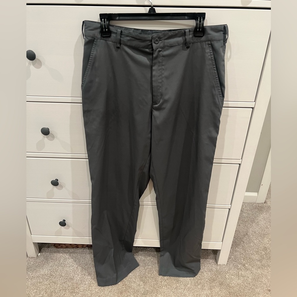 Men's Nike Golf Dri-Fit Charcoal Gray Pants - 32x32